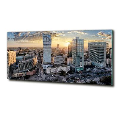 Glasbild Warschau, Polen