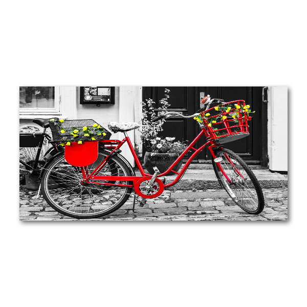 Foto glasbild Citybike