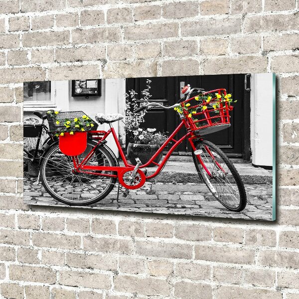 Foto glasbild Citybike