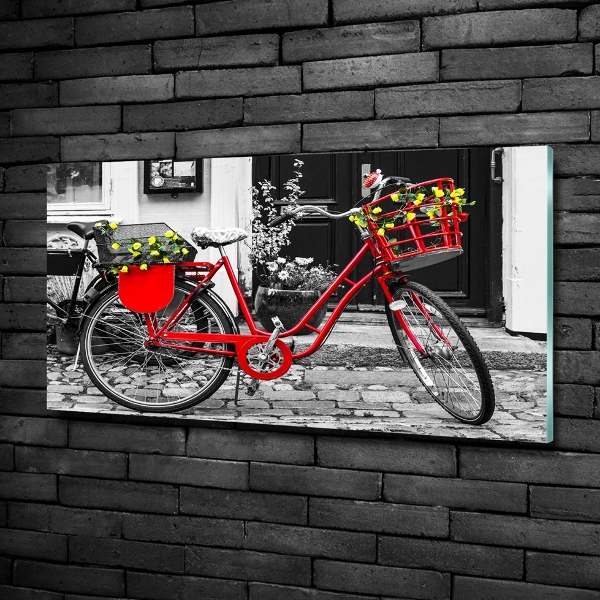 Foto glasbild Citybike