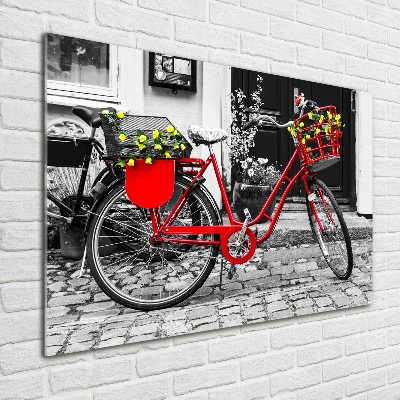 Foto glasbild Citybike