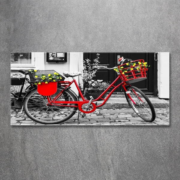 Foto glasbild Citybike