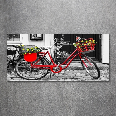Foto glasbild Citybike