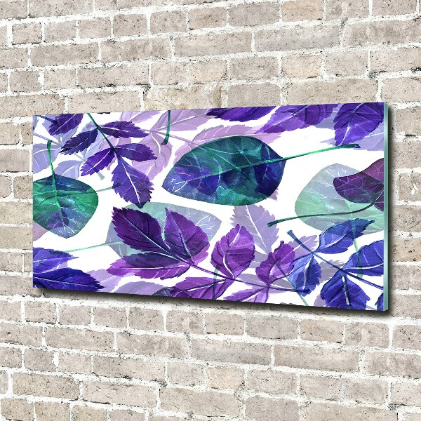 Bild auf glas Bunte Blätter