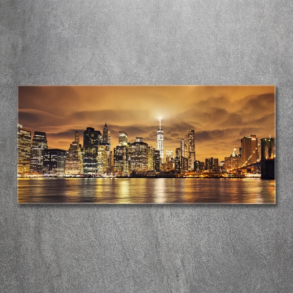 Glasbild Manhattan, New York