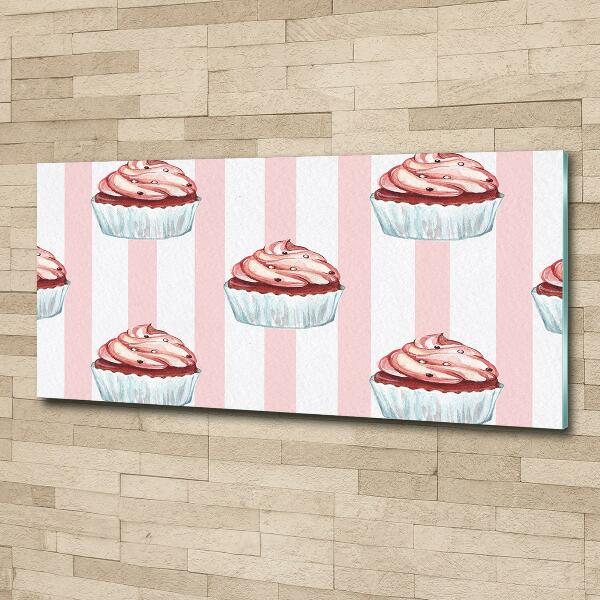 Bild auf glas Cupcakes