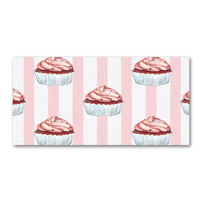 Bild auf glas Cupcakes