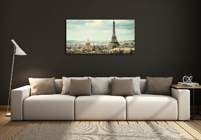 Foto glasbild Eiffelturm Paris