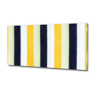 Bild auf glas Gestreifter Hintergrund