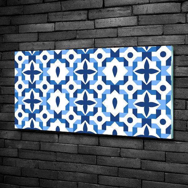 Glasbild Geometrischer Hintergrund