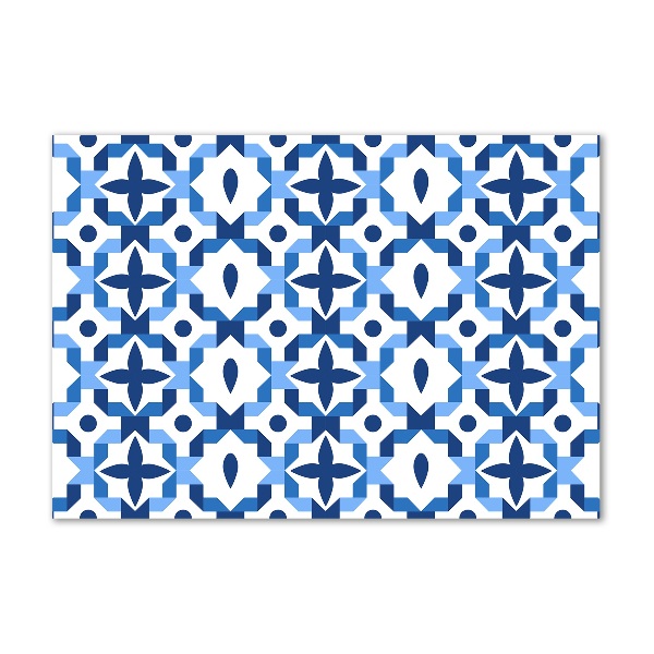 Glasbild Geometrischer Hintergrund