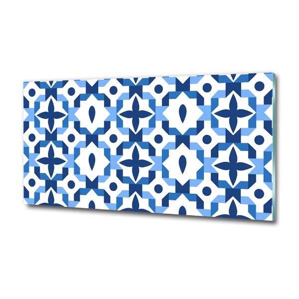 Glasbild Geometrischer Hintergrund