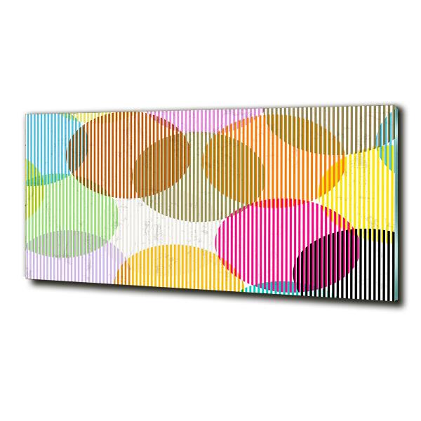 Glasbild Farbige Kreise