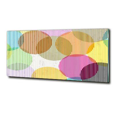 Glasbild Farbige Kreise