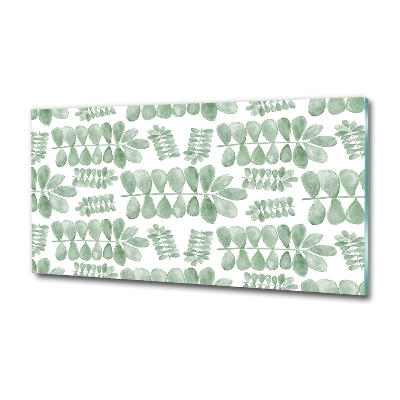 Bild auf glas Grüne Blätter