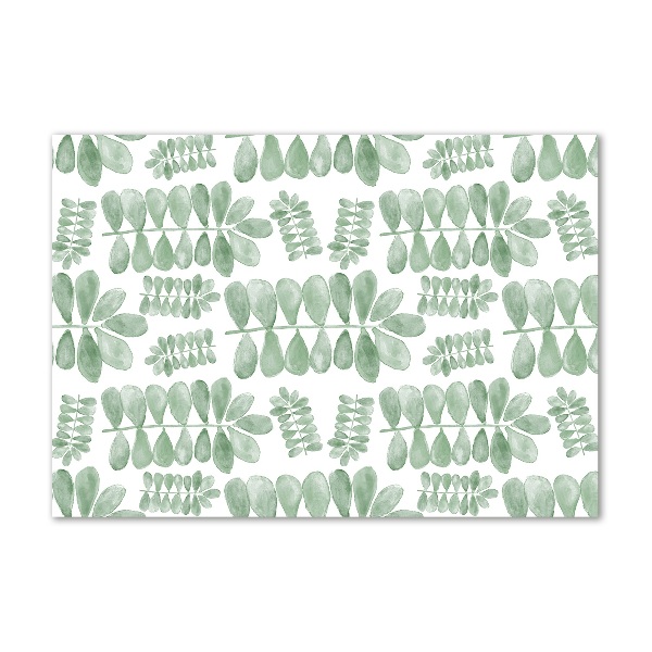 Bild auf glas Grüne Blätter