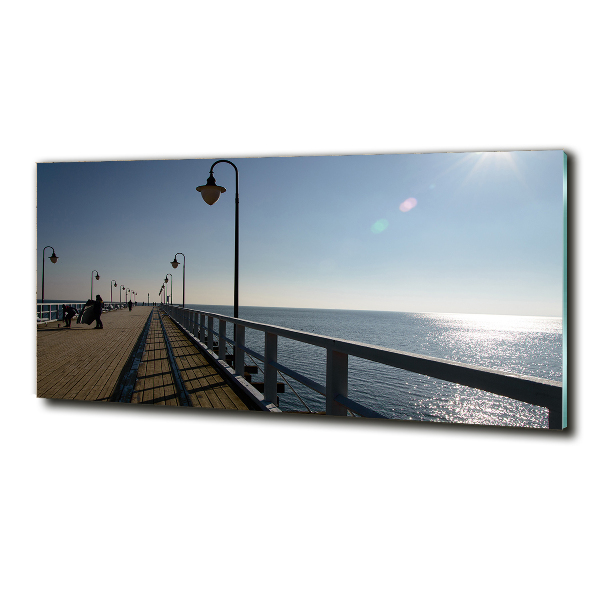 Glasbild Pier in Gdynia