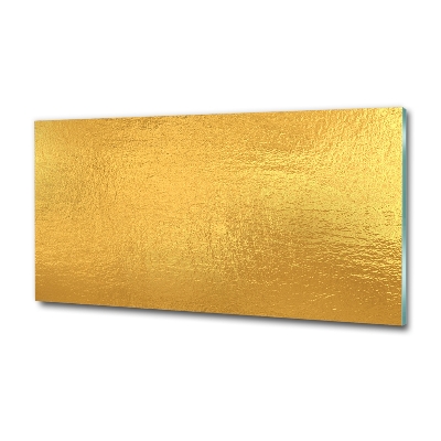 Glasbild Goldfolienhintergrund