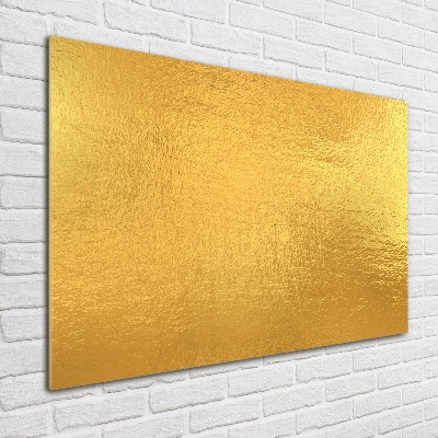 Glasbild Goldfolienhintergrund