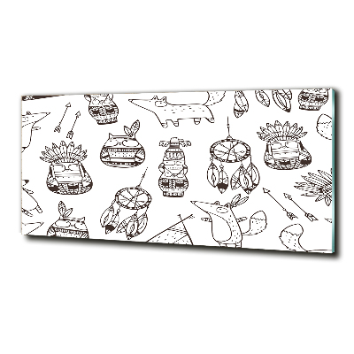 Bild auf glas Indische Eulen