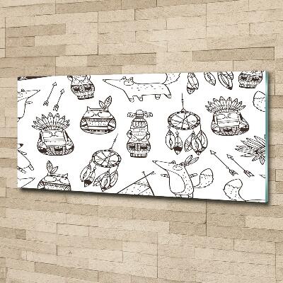 Bild auf glas Indische Eulen