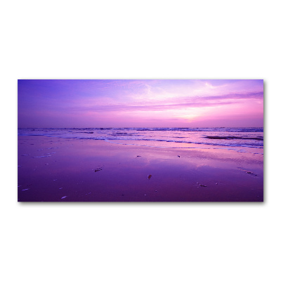 Glasbild Sonnenuntergang, Sonne, Meer