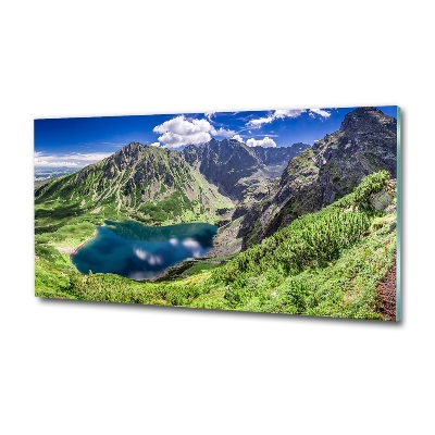 Glasbild Schwarzer Teich, Tatra-Gebirge