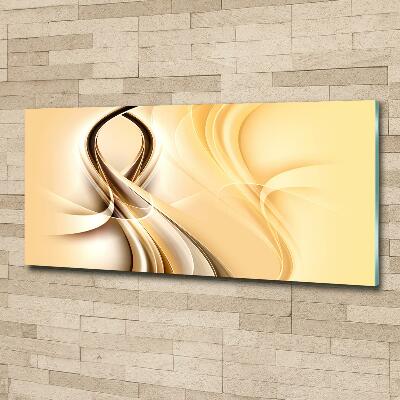 Bild auf glas Abstrakte Wellen