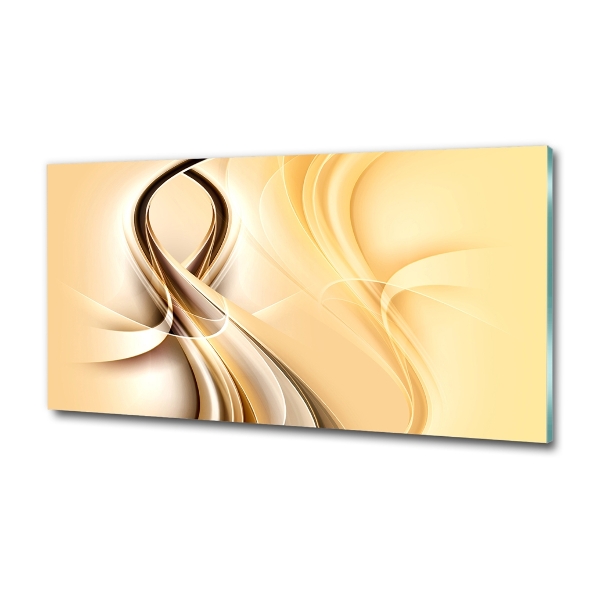 Bild auf glas Abstrakte Wellen