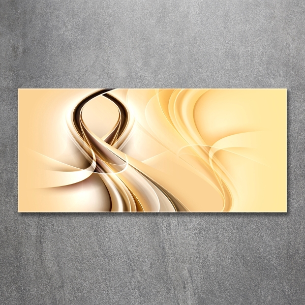 Bild auf glas Abstrakte Wellen