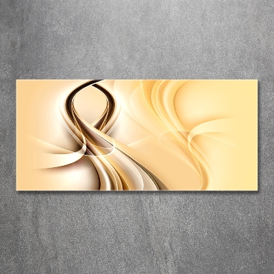 Bild auf glas Abstrakte Wellen