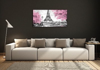 Foto glasbild Eiffelturm Paris