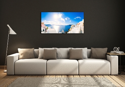 Foto glasbild Santorini, Griechenland