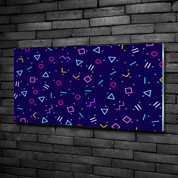 Foto glasbild Geometrischer Hintergrund