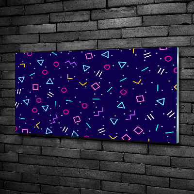 Foto glasbild Geometrischer Hintergrund