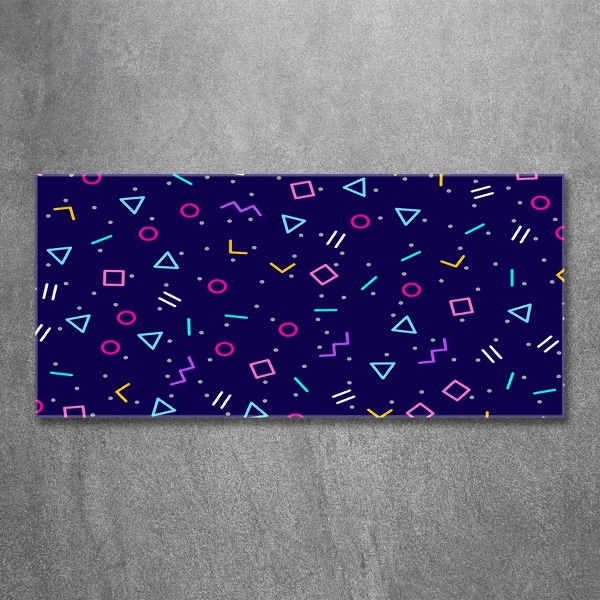 Foto glasbild Geometrischer Hintergrund