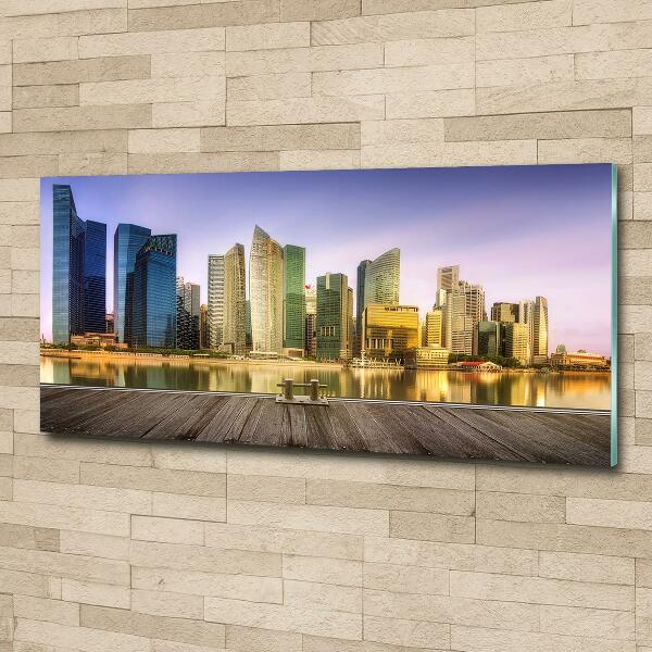 Glasbild Singapur