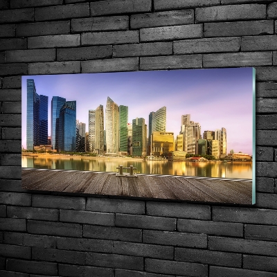 Glasbild Singapur