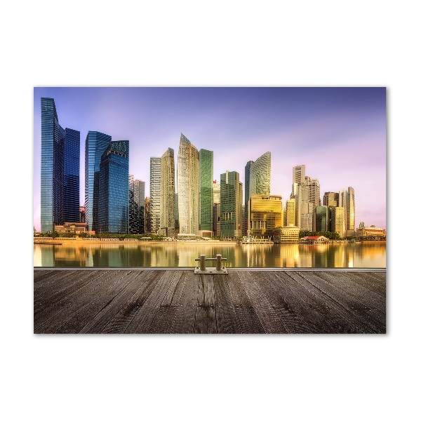 Glasbild Singapur