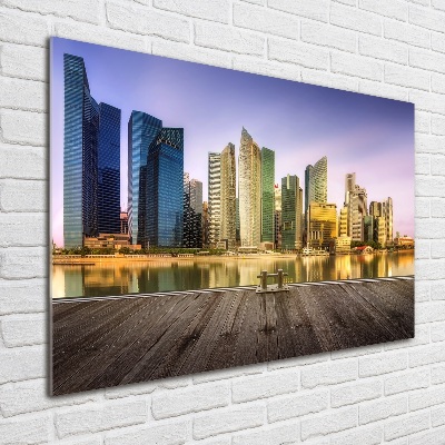 Glasbild Singapur