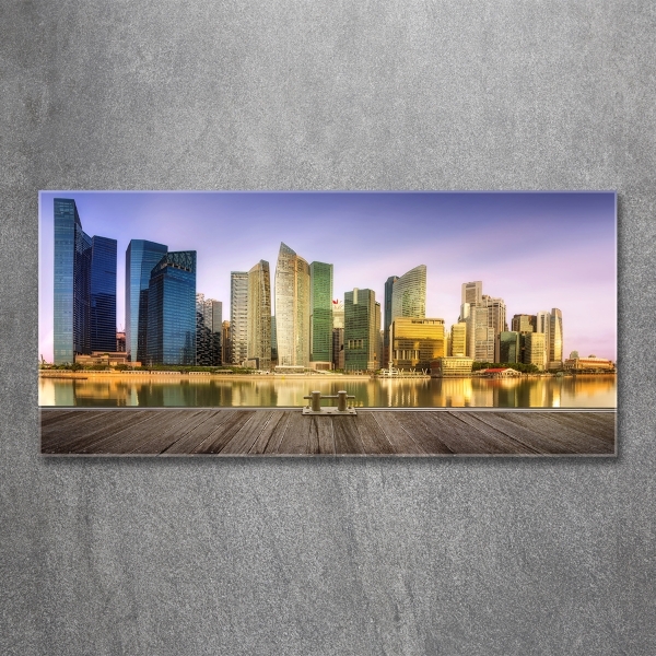 Glasbild Singapur