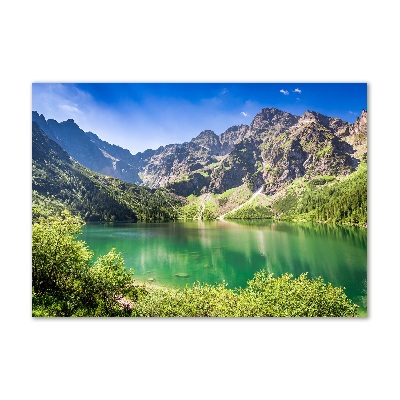 Foto glasbild Das Meeresauge der Tatra-Berge