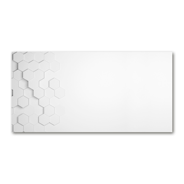 Bild auf glas Sechsecke Hintergrund