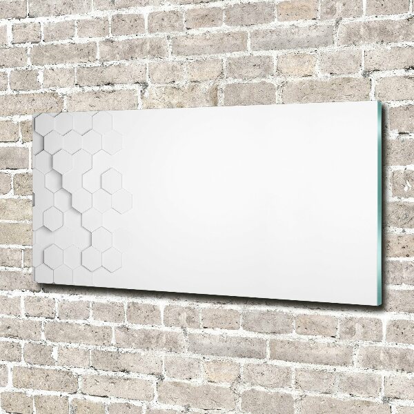 Bild auf glas Sechsecke Hintergrund