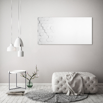 Bild auf glas Sechsecke Hintergrund