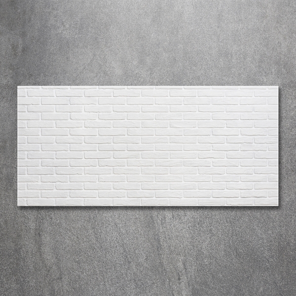 Foto glasbild Ziegelmauer