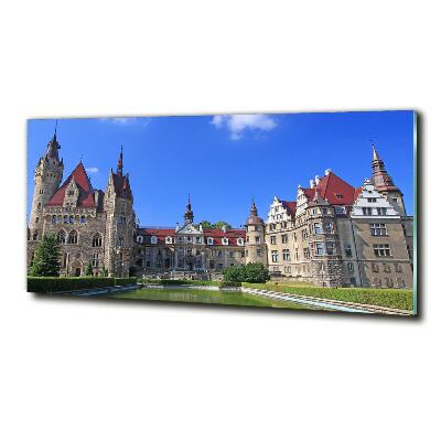 Glasbild Schloss Moszna, Polen