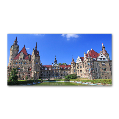 Glasbild Schloss Moszna, Polen