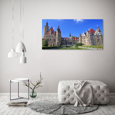 Glasbild Schloss Moszna, Polen
