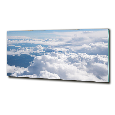 Glasbild Blick aus dem Flugzeug